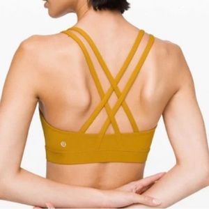 Lululemon Energy Bra Fools Gold size 4